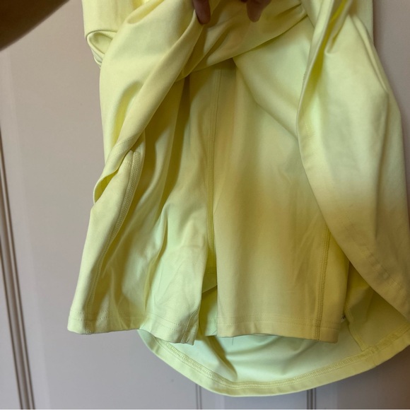 All In Motion Racer Back Dress With Shorts Butter Yellow - Picture 3 of 3